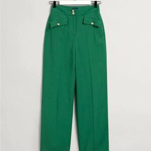 Elegant Green Women's Pants